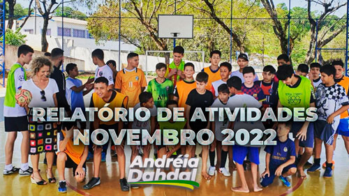 Relatório de Atividades – Novembro de 2022